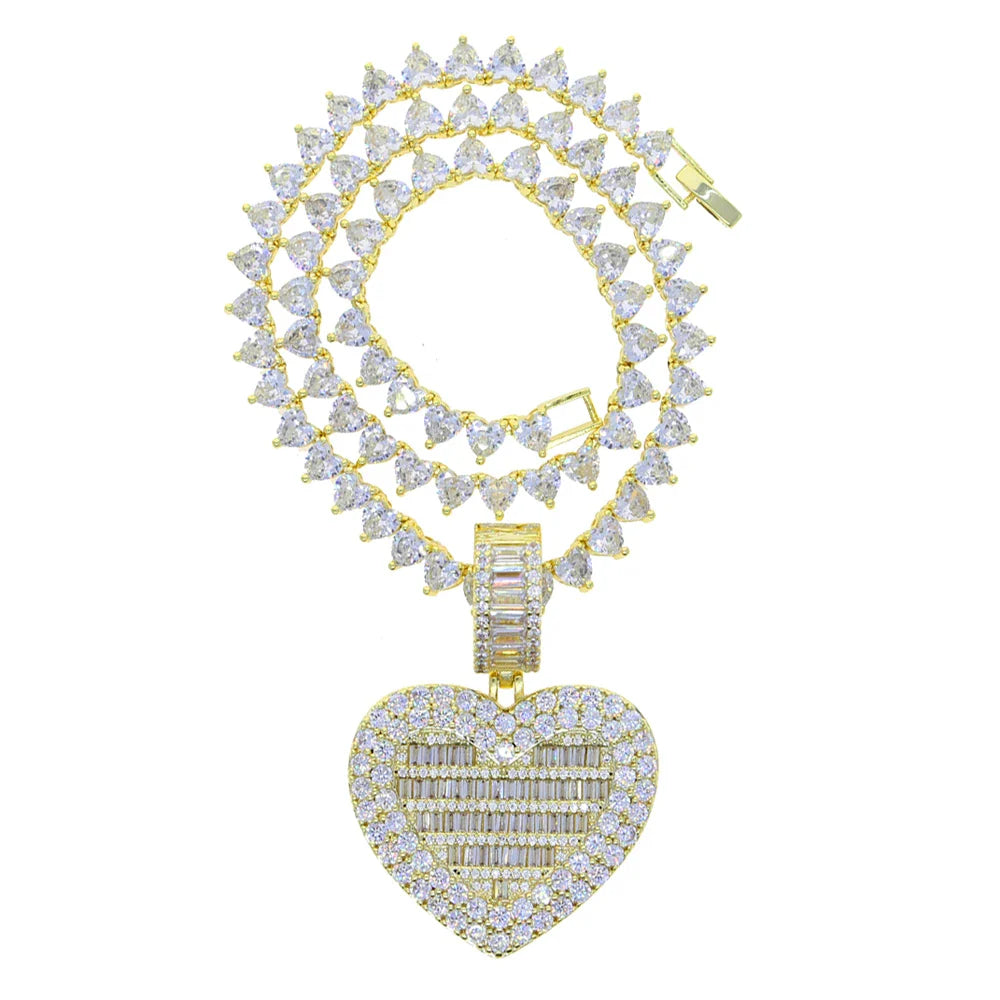 Heart CZ Choker