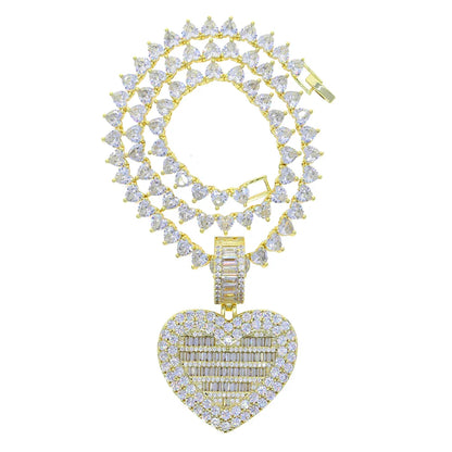 Heart CZ Choker