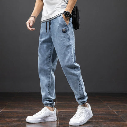 Baggy Denim Cargo Jogger Jeans