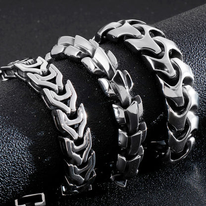 Heavy Stainless Steel Link Bracelet