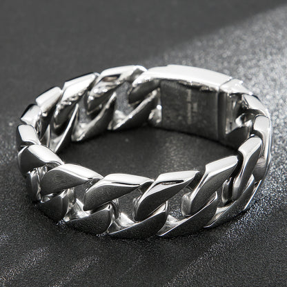 Geometric Link Chain Bracelet
