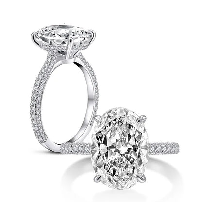 Cushion Diamond Prong Engagement Ring