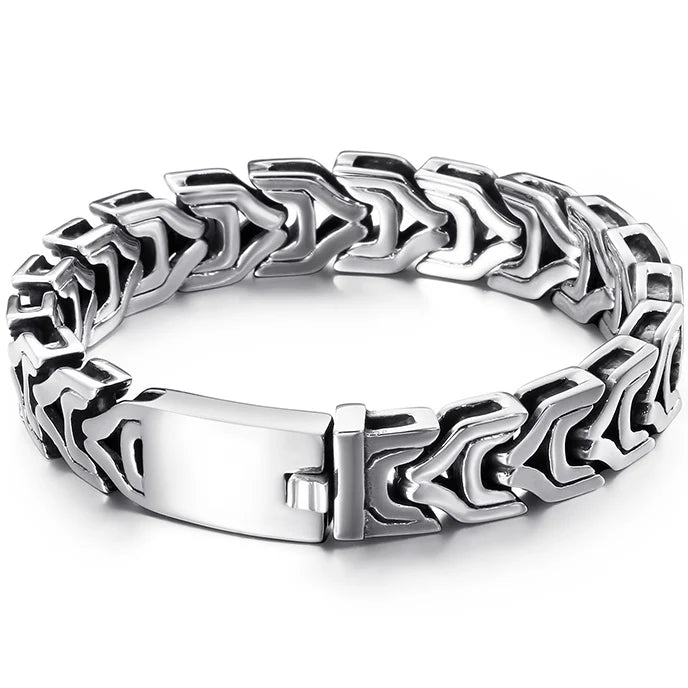 Heavy Stainless Steel Link Bracelet