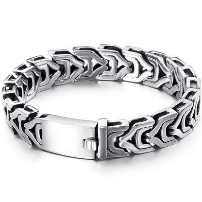 Heavy Stainless Steel Link Bracelet