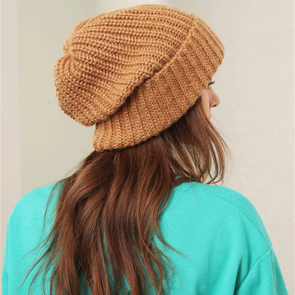 Knit Wool Blend Beanie