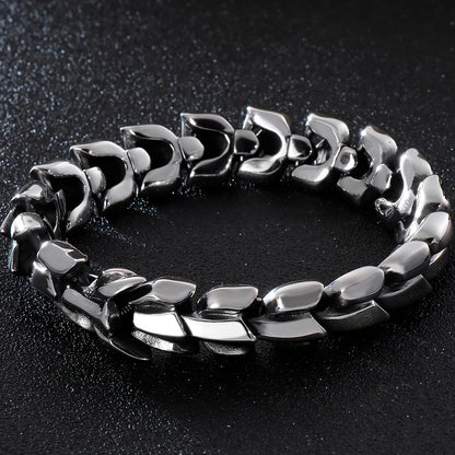 Heavy Stainless Steel Link Bracelet