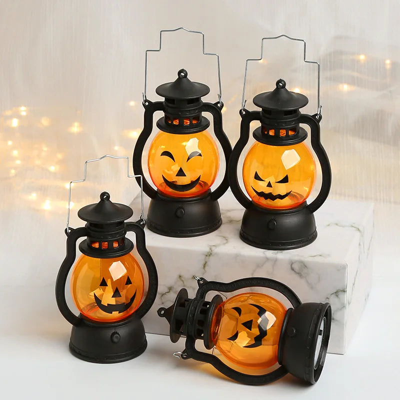 LED Pumpkin Lantern Light