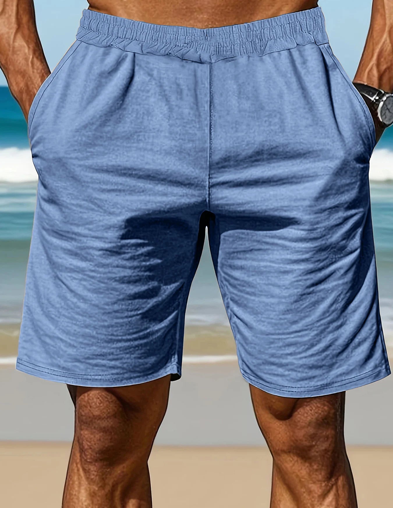 Cotton Shirt Shorts Beach Set