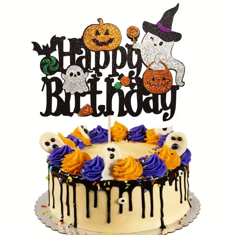 Spooky Halloween Cake Topper