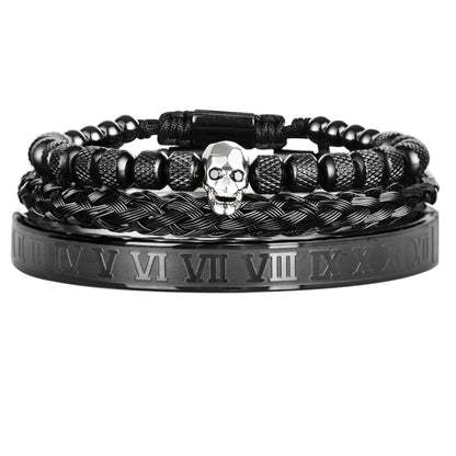 Trendy Skeleton Bead Bracelet