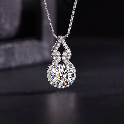 Moissanite Pendant Necklace
