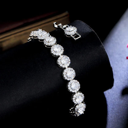 White CZ Tennis Bracelet