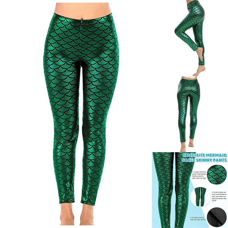 Mermaid Fish Scale Leggings