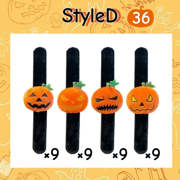 Plush Halloween Slap Bracelets