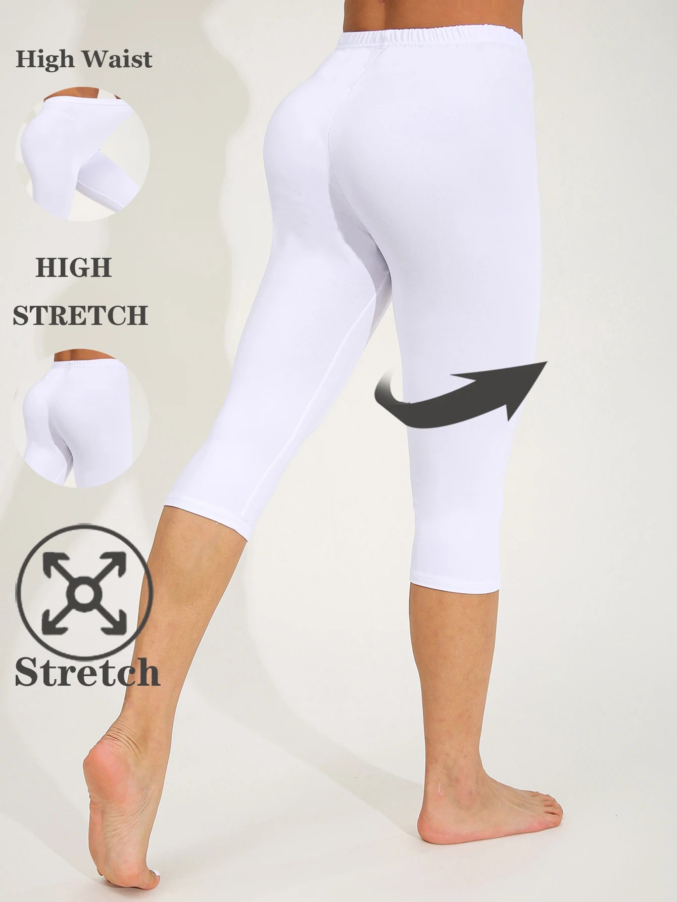 Simple Seven-Point Yoga Leggings