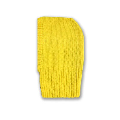 Wool Blend Hooded Scarf Beanie