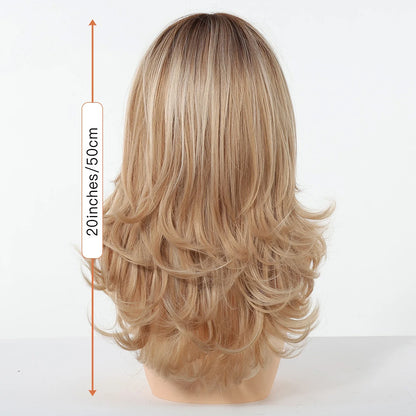 Ombre Wavy Blonde Wig