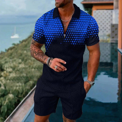 3D Print Polo Zip Tracksuit Set