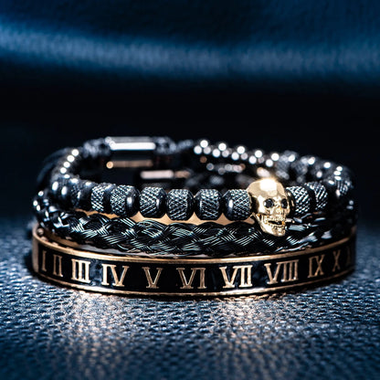Trendy Skeleton Bead Bracelet