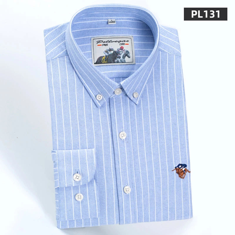 Oxford Striped Business Shirt