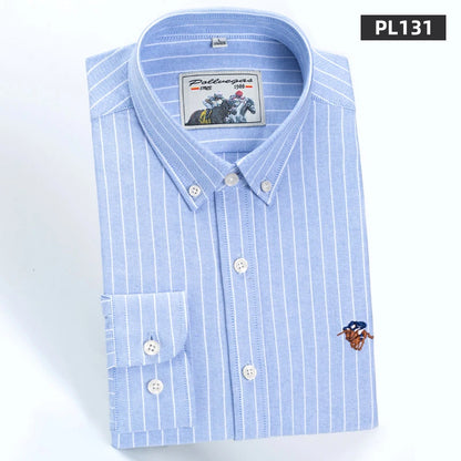 Oxford Striped Business Shirt