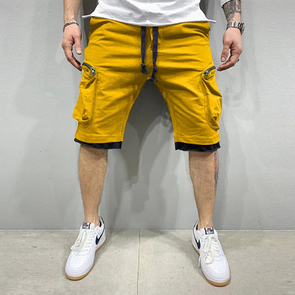 Cotton Fitness Cargo Shorts