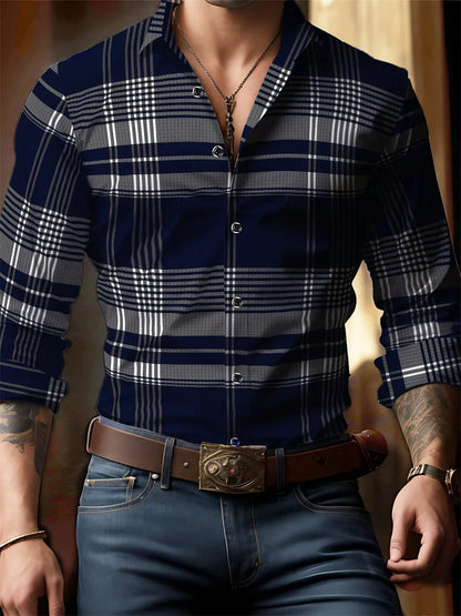 Printed Long Sleeve Shirt