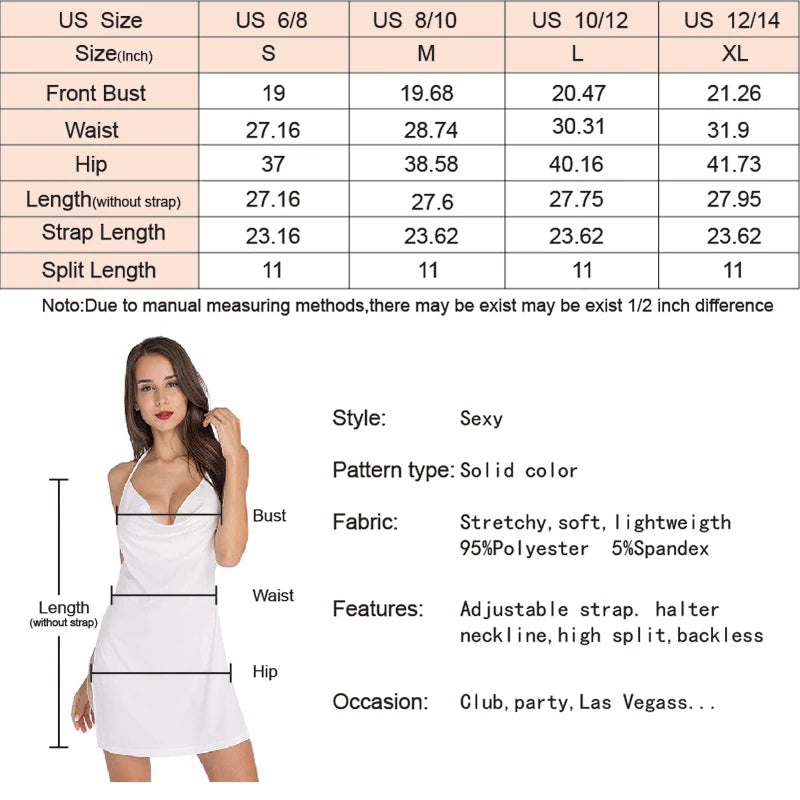 Fit-and-Flare Side-Slit Mini Dress