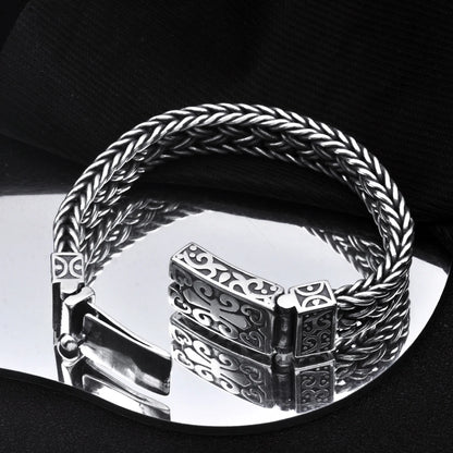 Vintage Geometric Toggle Bracelet