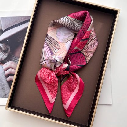 Fashion Print Silk Neckerchief