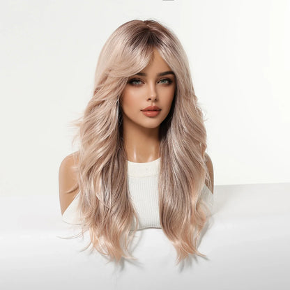 Rose Blonde Wavy Wig