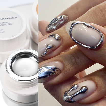 Metallic Mirror Nail Gel