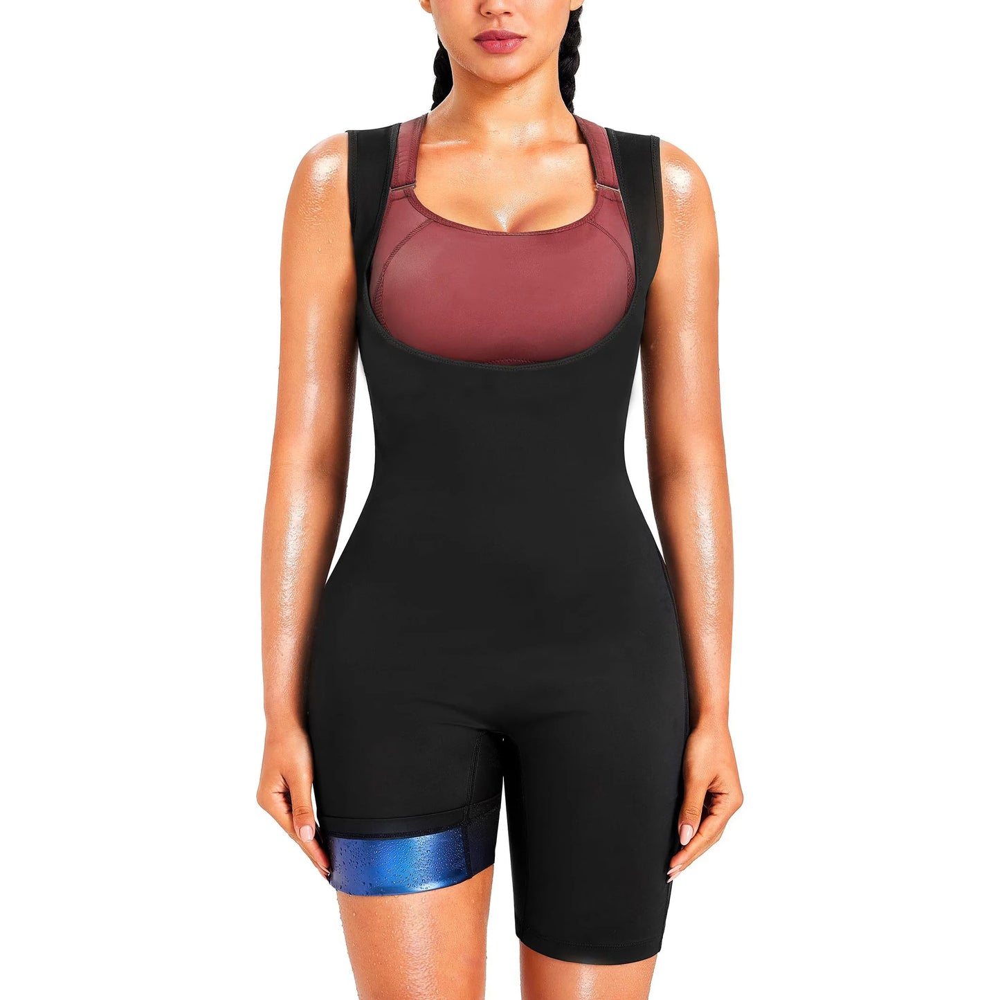 Sweat-Wicking Sauna Suit Jumpsuit