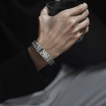 Vintage Geometric Toggle Bracelet