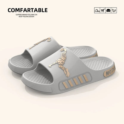 Tan Eva Slip-on Slippers
