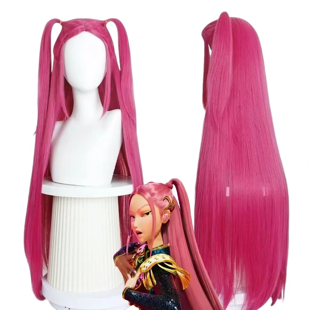 Kpop Rumi Purple Cosplay Wig Halloween
