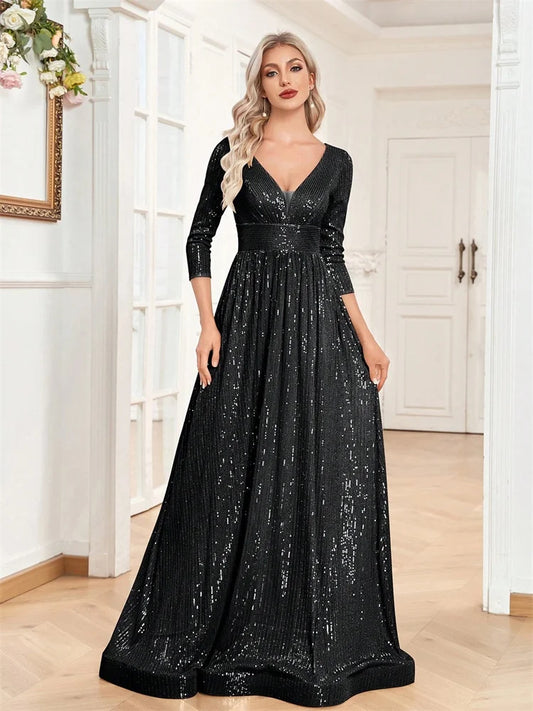 Sequin Evening Gown
