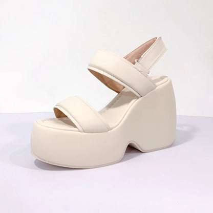 Leather Platform Sandals Women