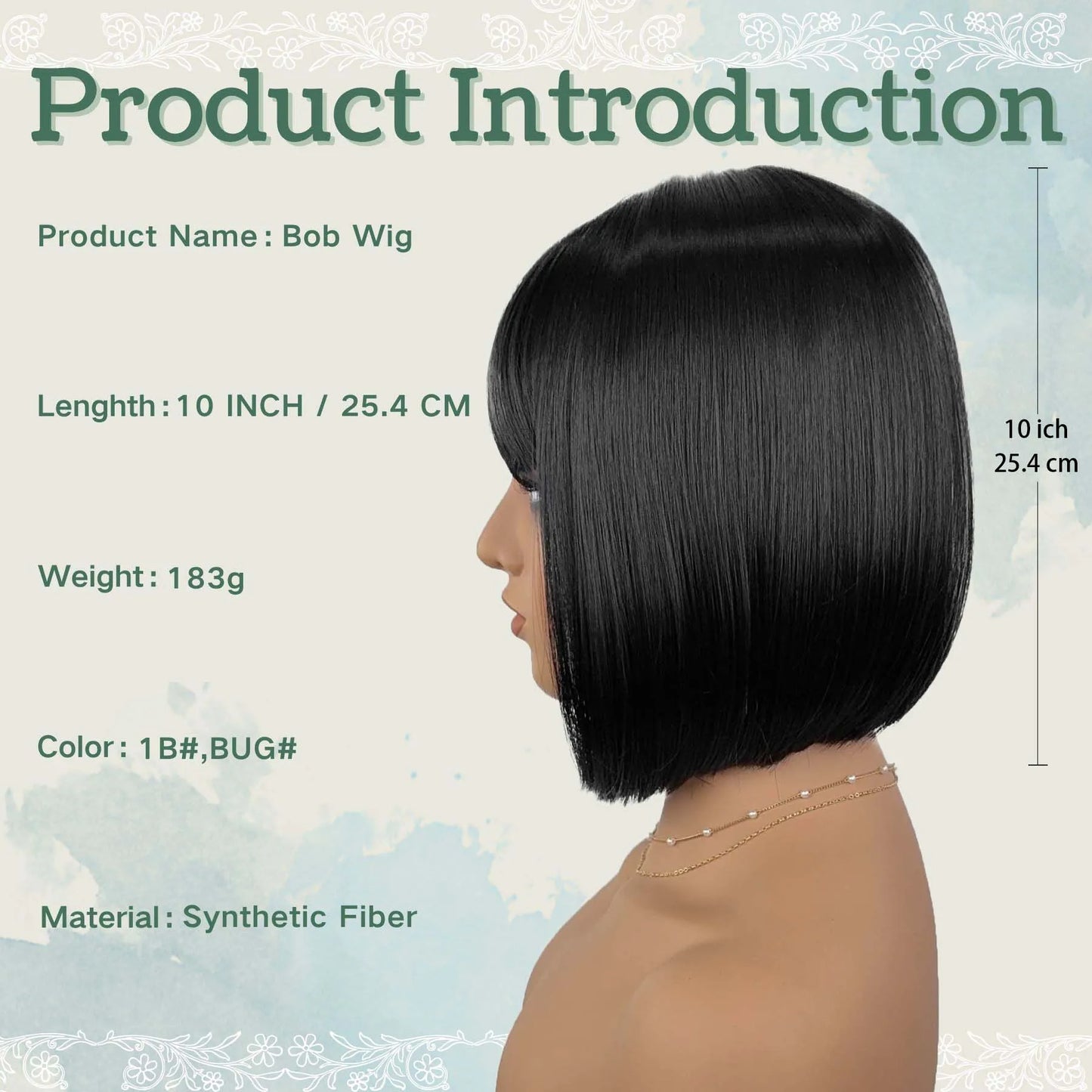 Short Straight Wig