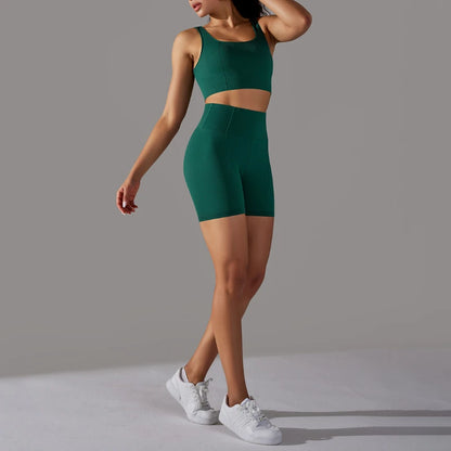 Seamless Crop Top Tracksuit