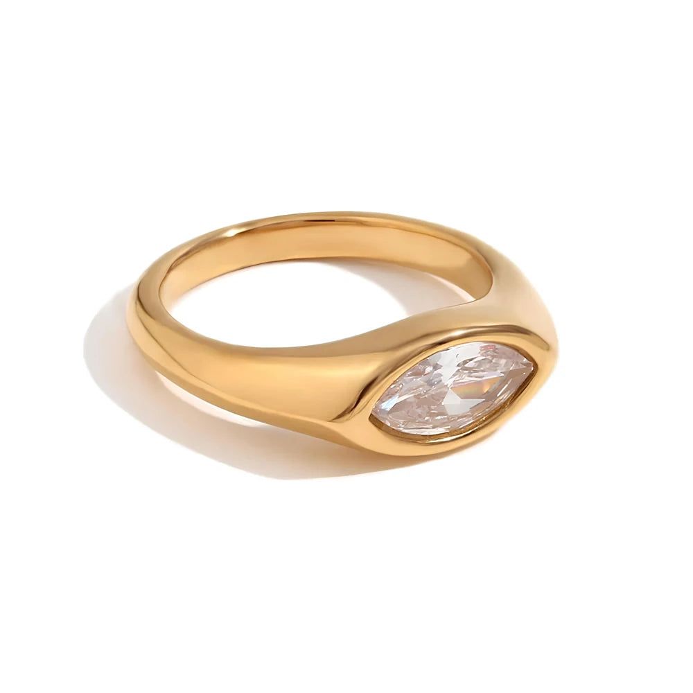 Zircon Cocktail Ring