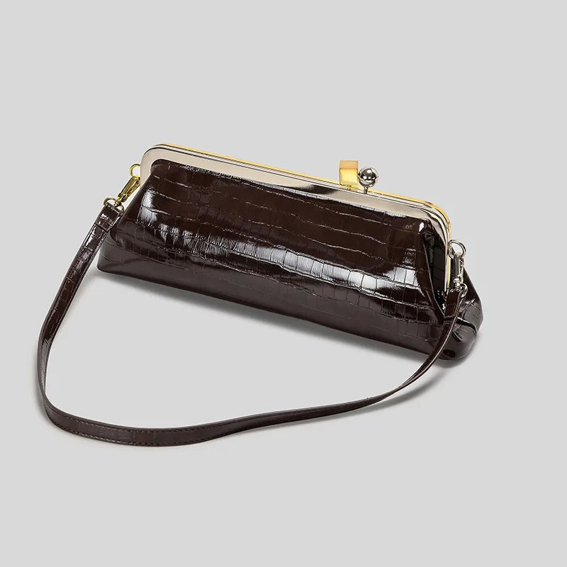 Long Kiss Lock Clutch