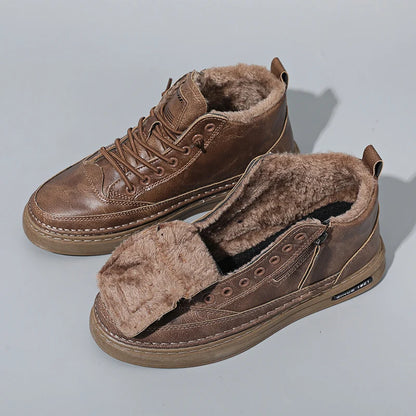 Leather Autumn Winter Boots