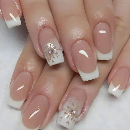 Glitter Coffin Press On Nails