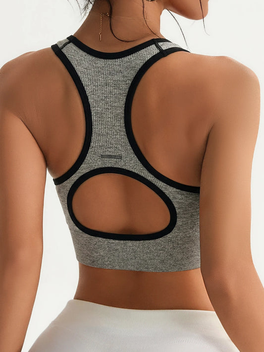 Seamless Push-Up Racerback Bra