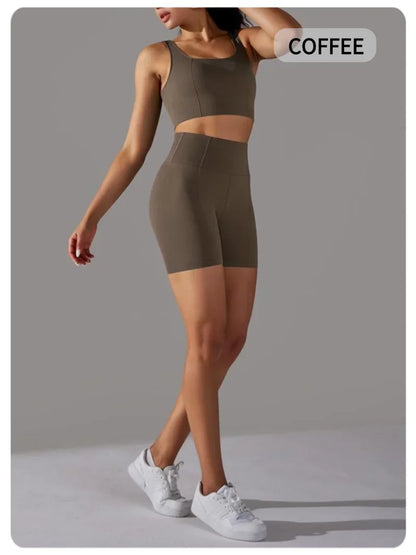 Seamless Crop Top Tracksuit