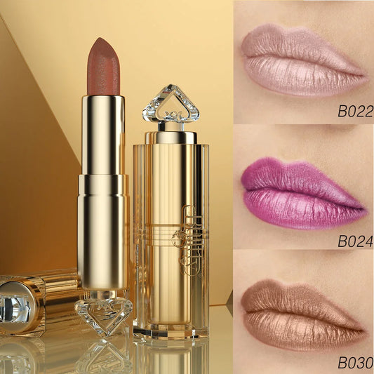3Pcs Glitter Shimmer Lipstick Set