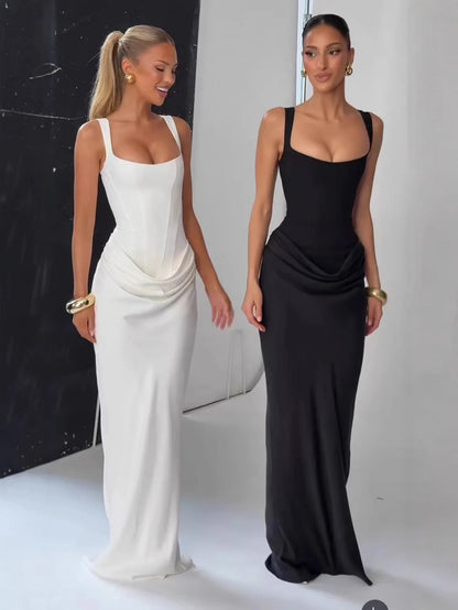 Backless Bandage Maxi Dress