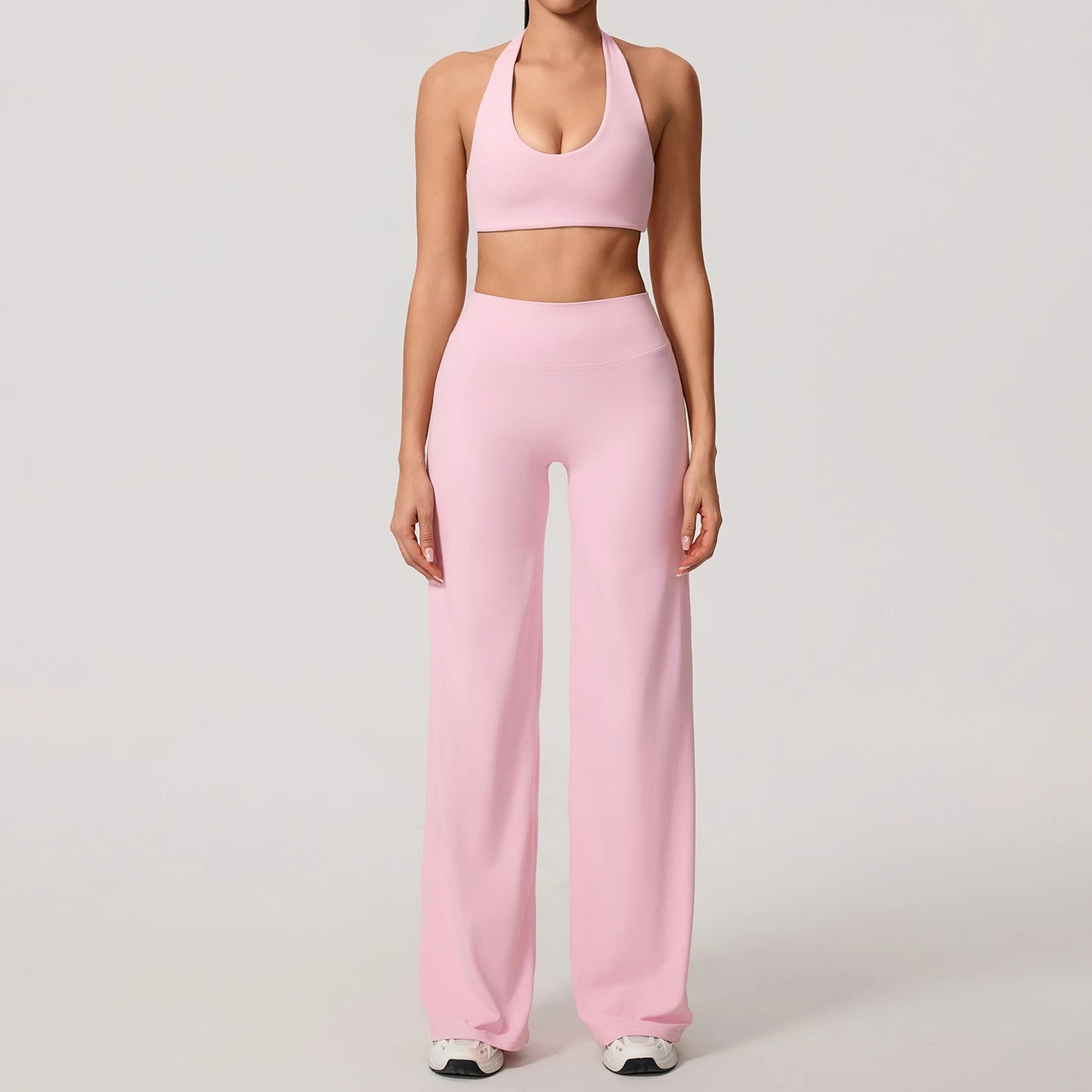 Bell-Bottom Sports Bra Set