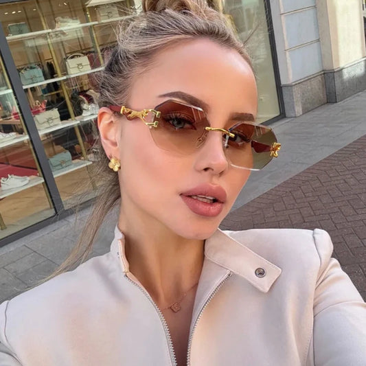 Boundless Gradient Alloy Sunglasses
